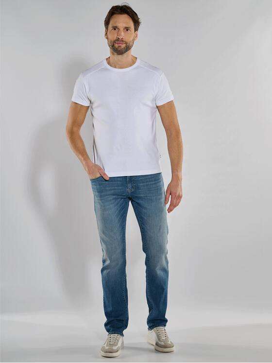 engbers Herren Super-Stretch-Jeans regular Blau 36655