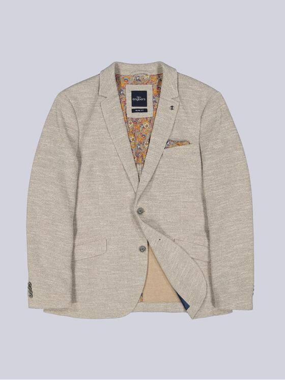 engbers Herren Freizeit-Sakko strukturiert Beige 38472