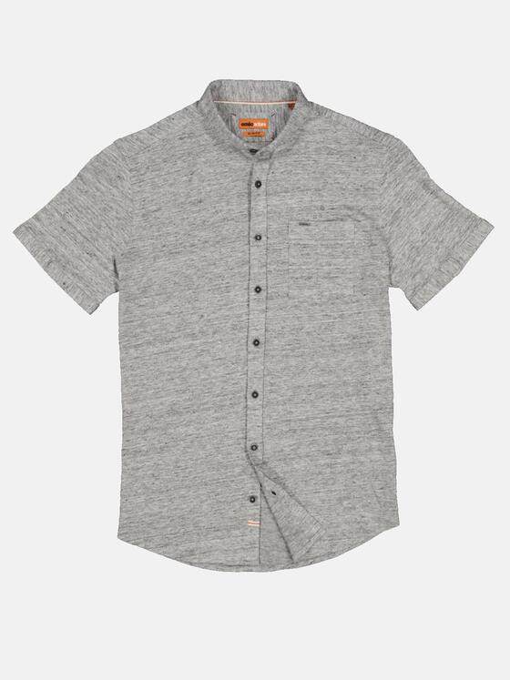 emilio adani Herren Hemd uni Grau 33383