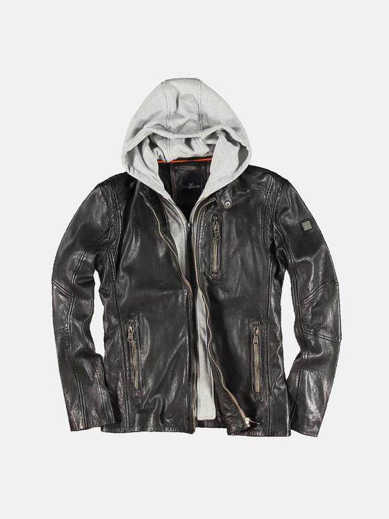 engbers Herren Lederjacke mit heraustrennbarem Inlet Braun 31843