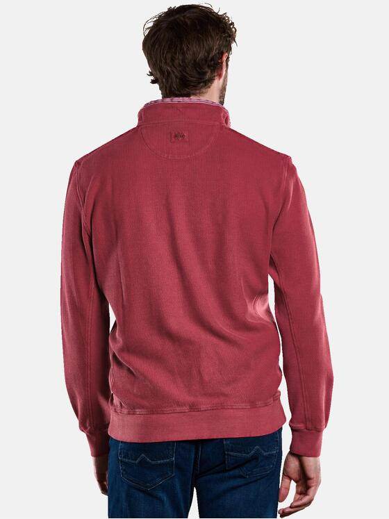 engbers Herren Sweatshirt Stehkragen Feuerrot 33738