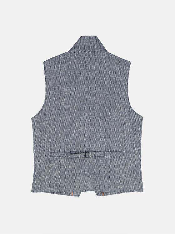 emilio adani Herren Sakkoweste Blau 33753