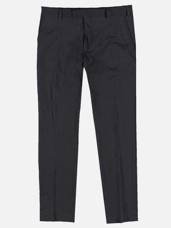 emilio adani Herren Anzughose slim fit Schwarz 30124