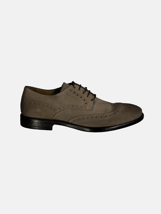 emilio adani Herren Budapester Business-Schnürer Beige 34953