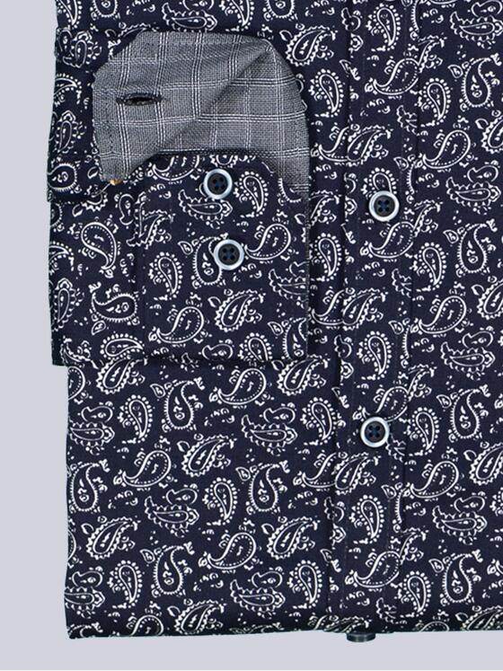 engbers Herren Langarm-Hemd "My Favorite" Saphirblau 38503