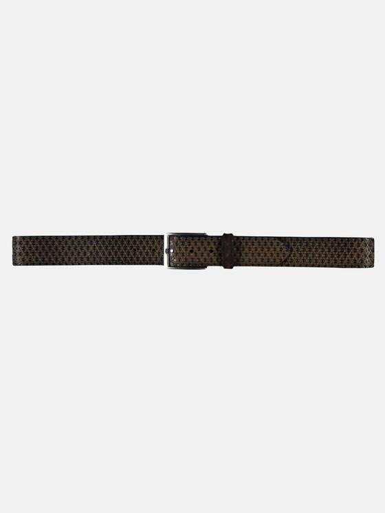 emilio adani Herren Ledergürtel Braun 29548