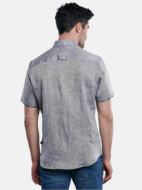 engbers Herren Hemd uni Marineblau 31633