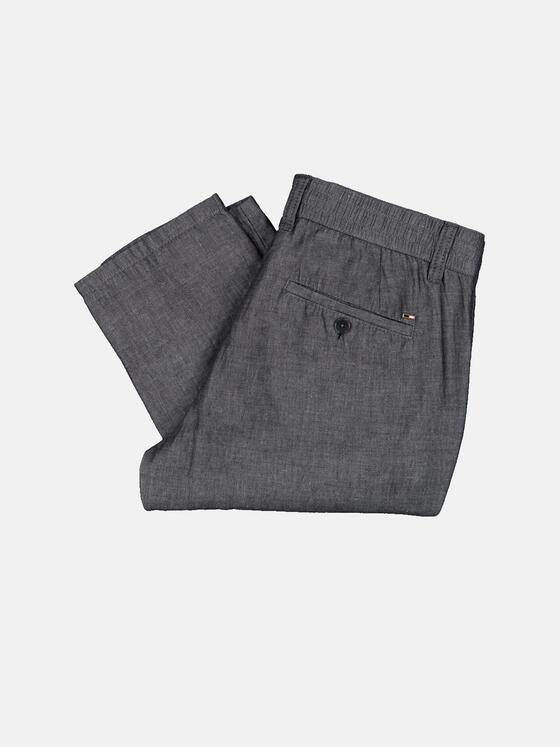 emilio adani Herren Chino regular Grau 35015