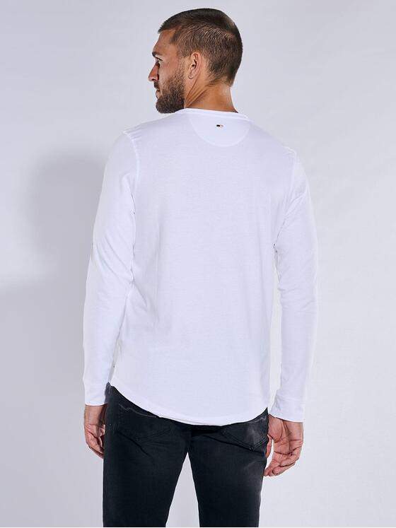 emilio adani Herren Langarm-Shirt "My Favorite" Reinweiss 33481