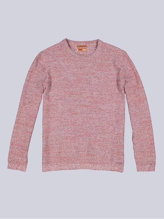 emilio adani Herren Rundhals Pullover Rot 34163