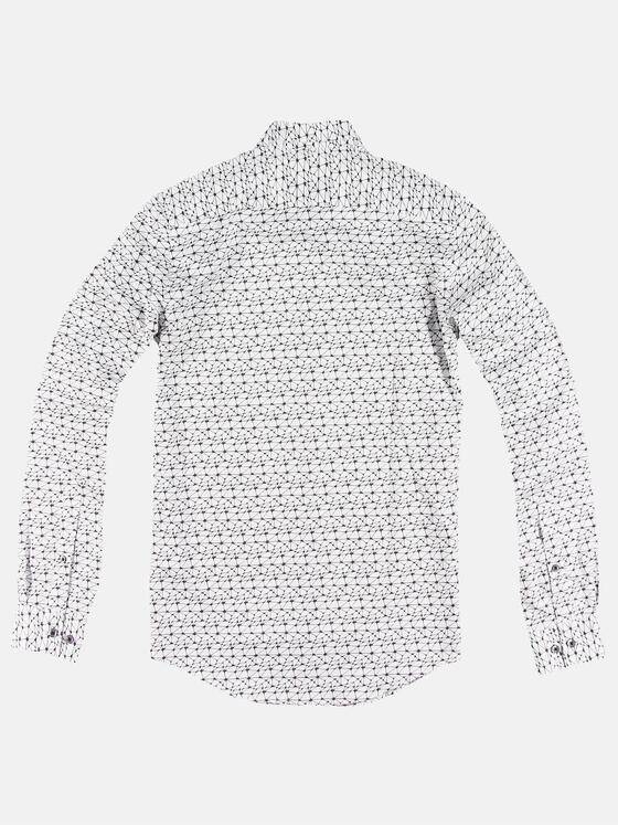 emilio adani Herren Individuelles Langarmhemd Braun 30818