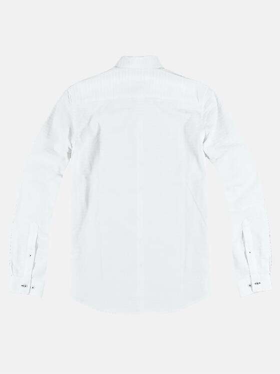 emilio adani Herren Hemd uni Weiß 31228