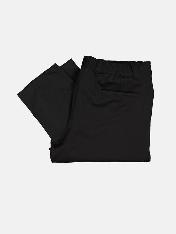 emilio adani Herren Anzug-Hose mit Kordelzug Schwarz 32738