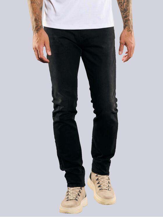 emilio adani Herren Superstretch-Jeans slim fit Schwarz 35514