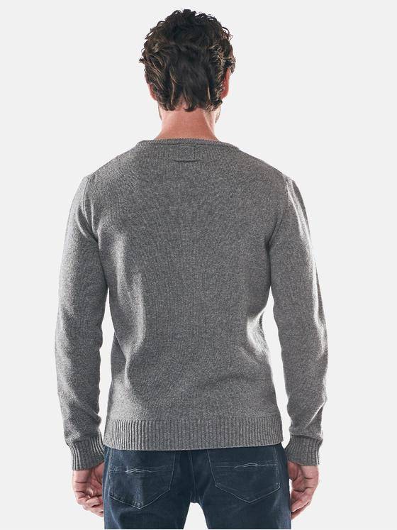ENGBERS GERMANY Herren Hochwertiger Kaschmirpullover Anthrazit 30927