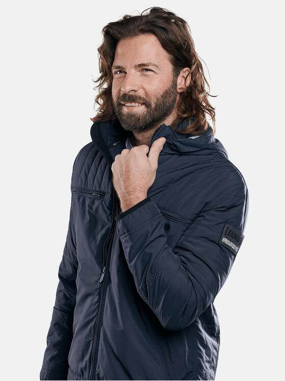 emilio adani Herren Sportive wetterfeste Steppjacke Blau 29042