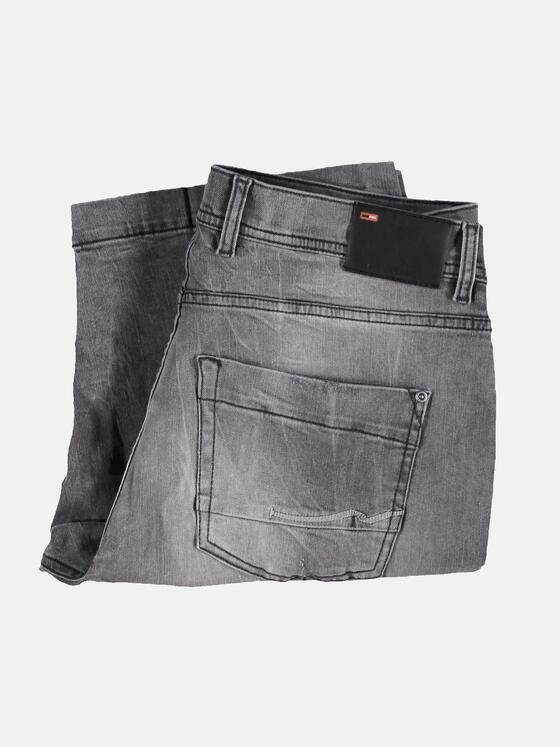 emilio adani Herren Authentisch gewaschene Bermuda Grau 29859