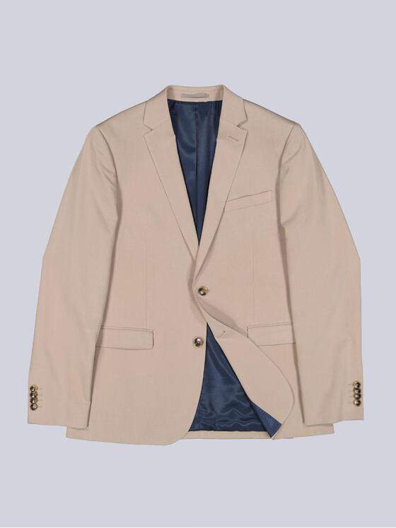 emilio adani Herren Anzug-Sakko slim fit Beige 38457