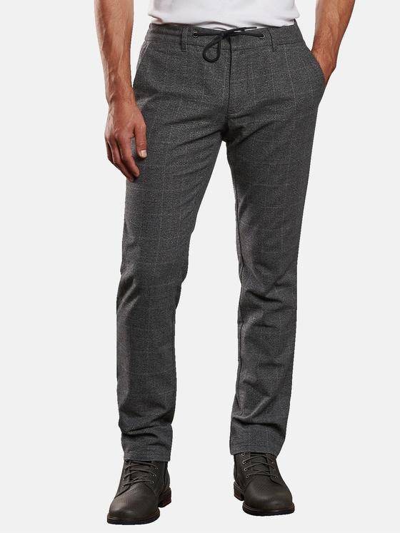 engbers Herren Chino gemustert Granitgrau 32317