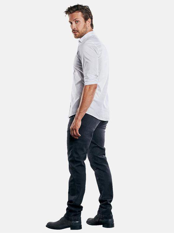 emilio adani Herren Basic Jeans in modernem Chino Style Grau 30152