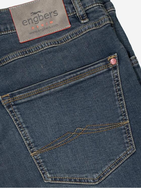 engbers Herren Super-Stretch-Jeans "My Favorite" Blau 37070