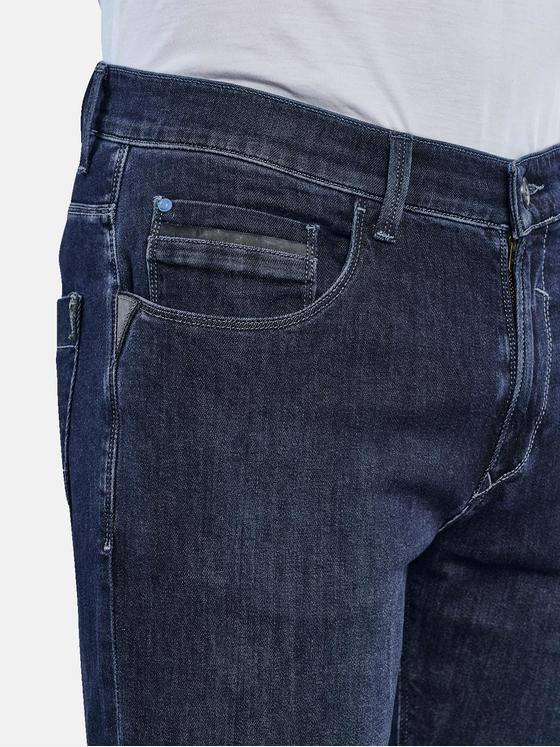 ENGBERS GERMANY Herren Jeans mit hochwertigem Comfort-Stretch-Material Marineblau 31479
