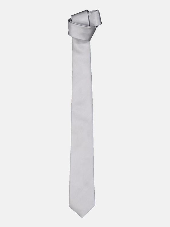 engbers Herren Krawatte uni Silbergrau 36601