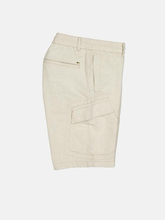 emilio adani Herren Cargo-Bermuda regular Beige 35009