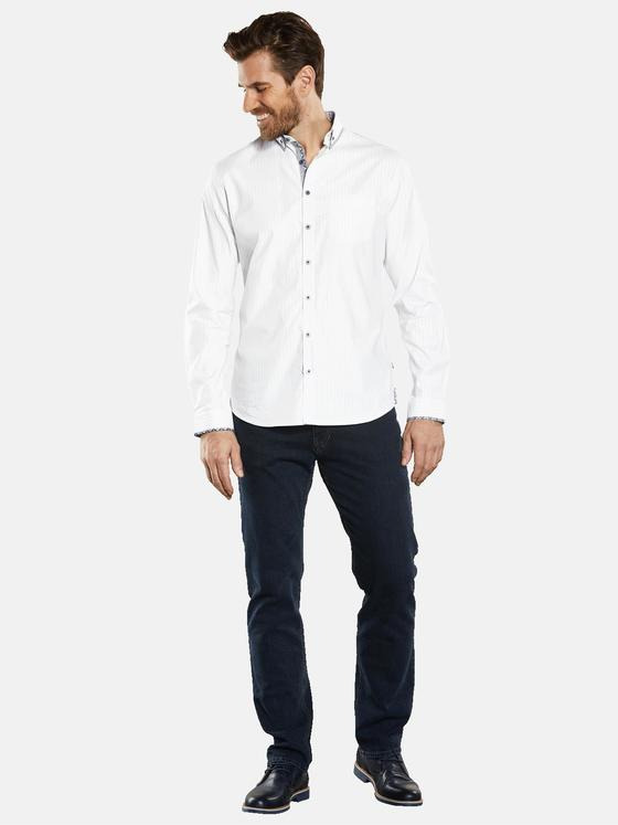 engbers Herren Langarm-Hemd "My Favorite" Blau 34364