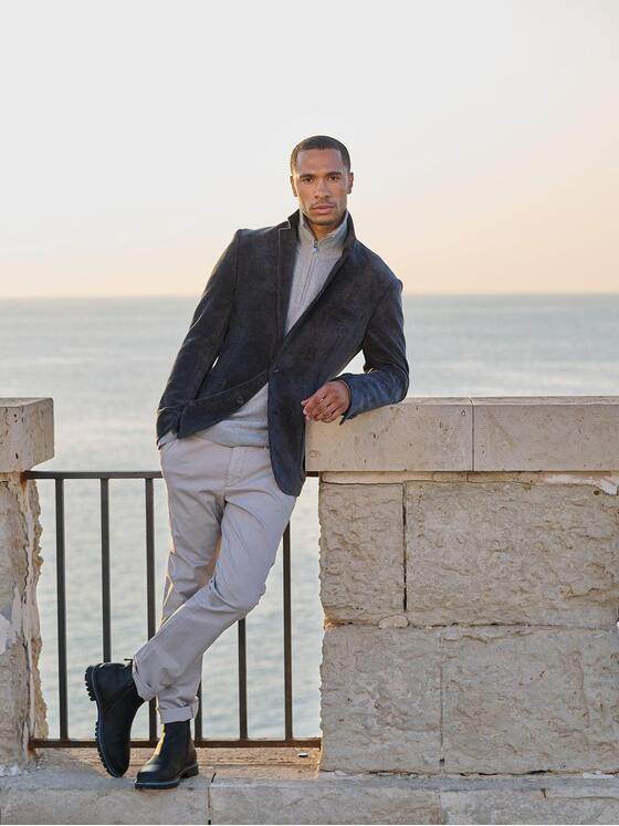 emilio adani Herren Freizeit-Sakko slim fit Grau 37571