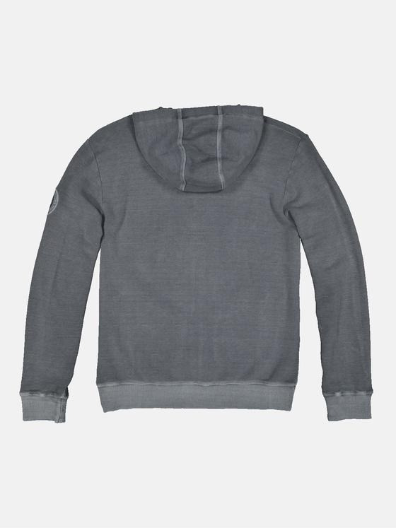 engbers Herren Sweatjacke mit Kapuze Grau 34144