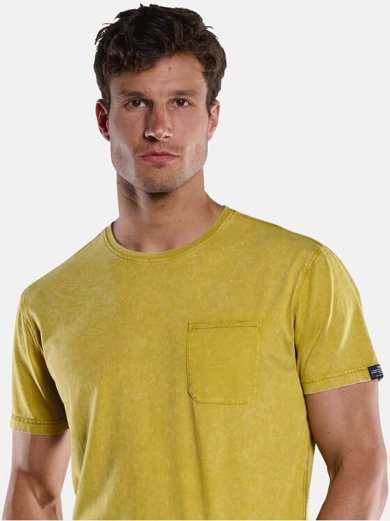 engbers Herren T-Shirt uni Safrangelb 33406