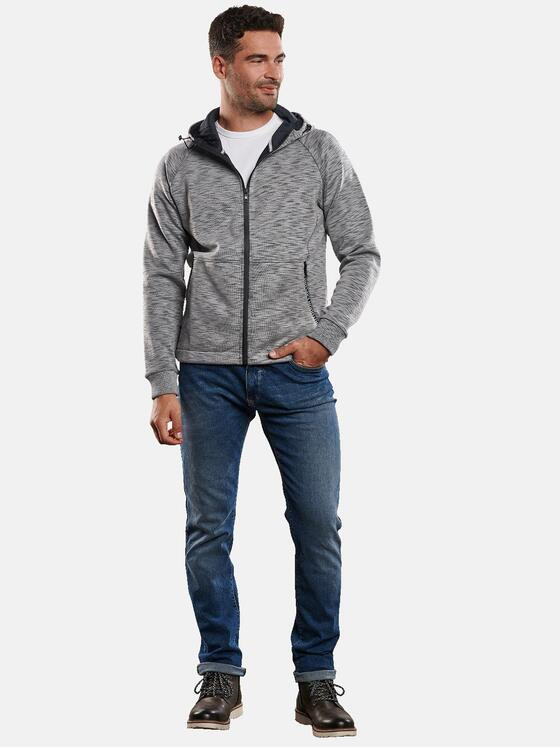 engbers Herren Sweatjacke Stehbund Silbergrau 31170