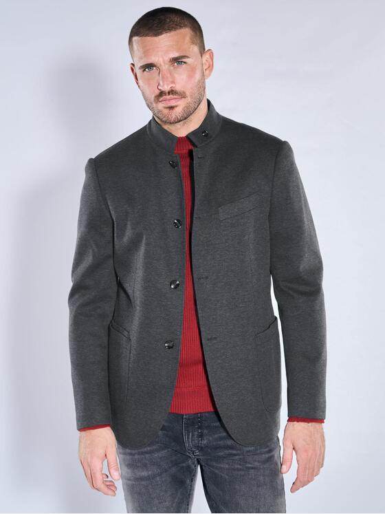 emilio adani Herren Freizeit-Sakko slim fit Anthrazit 39897