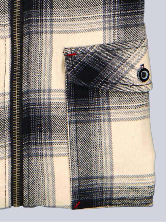 engbers Herren Overshirt kariert Schwarz 39427