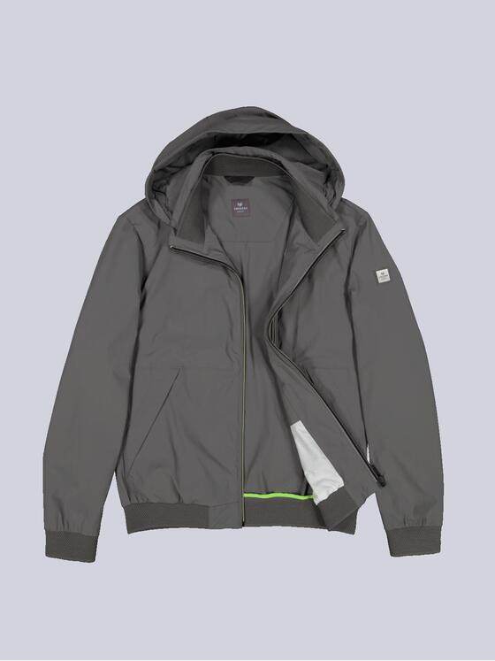 ENGBERS GERMANY Herren Blouson-Jacke mit Funktionsdetails Grau 36510