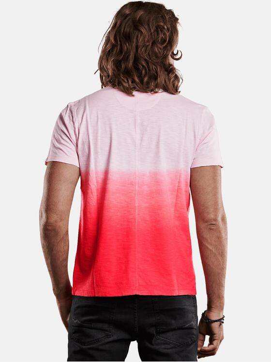 emilio adani Herren T-Shirt im Ombré-Look Violett 27672