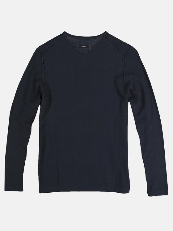 emilio adani Herren lässiger Allround-Pullover Blau 29206