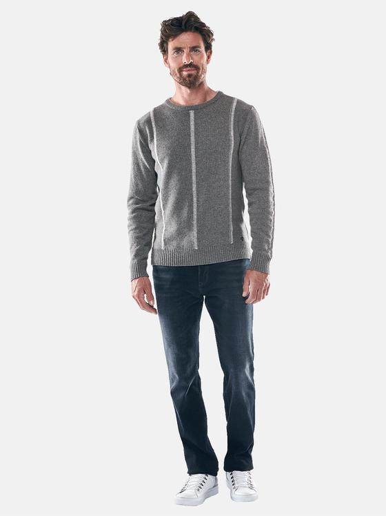 ENGBERS GERMANY Herren Hochwertiger Kaschmirpullover Anthrazit 30927