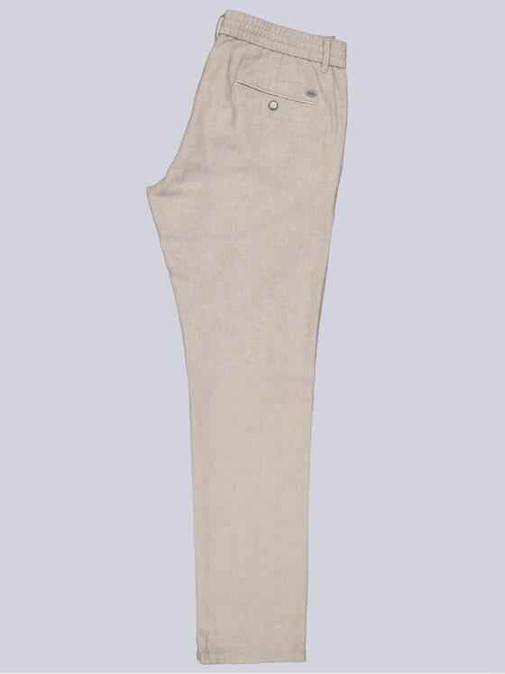 engbers Herren Chino mit Leinenanteil Braunbeige 40395