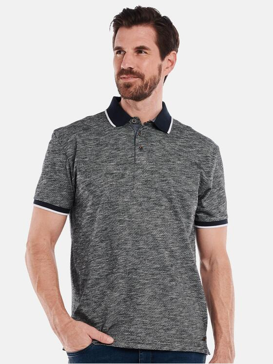engbers Herren Polo-Shirt regular Saphirblau 35064