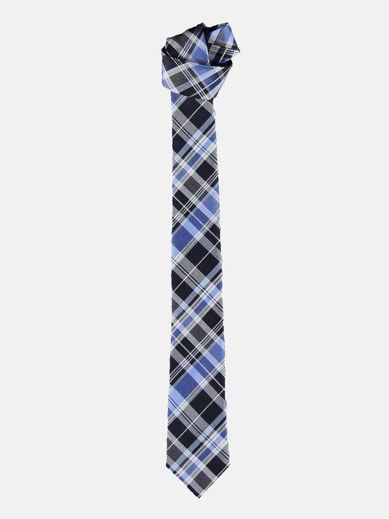 engbers Herren Krawatte kariert Blau 31378