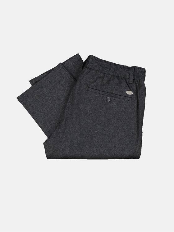 engbers Herren Chino mit Tunnelzug Granitgrau 33624