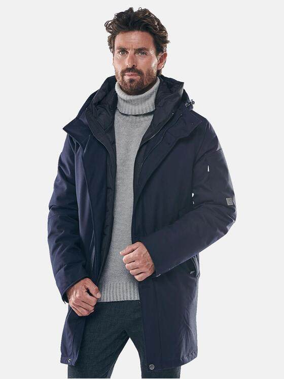 ENGBERS GERMANY Herren Hochwertige 2 in 1 Jacke Saphirblau 30163