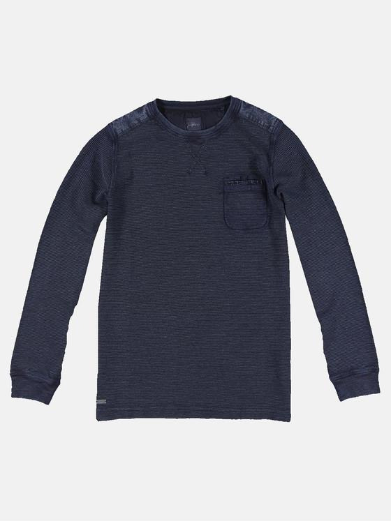 engbers Herren Rundhals-Shirt Saphirblau 31991