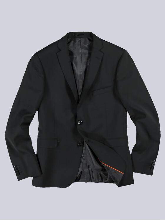 emilio adani Herren Anzug-Sakko Slim Fit Schwarz 33499
