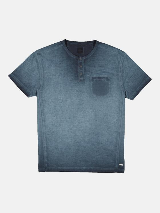 engbers Herren Henley-Shirt regular Blau 34537