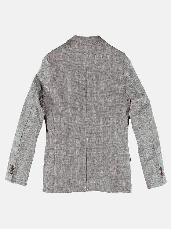 emilio adani Herren Freizeit-Sakko aus Leinenmischgewebe Beige 31050