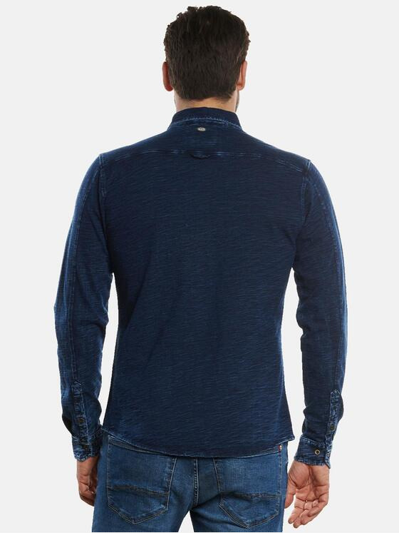 engbers Herren Hemd uni Blau 32816