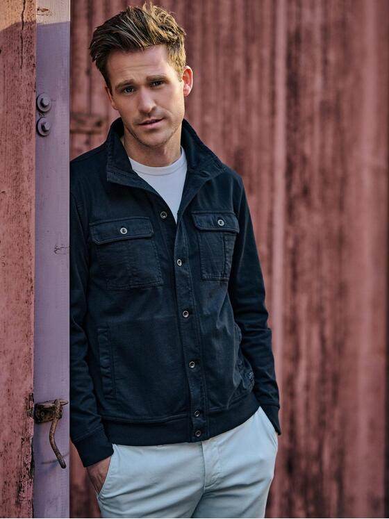 engbers Herren Sweatjacke regular Saphirblau 38306